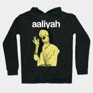 Aaliyah rap 90s Hoodie